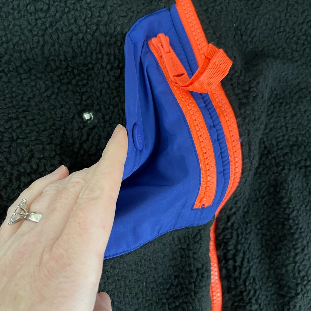 Free People Black Vest with Blue and Neon Highlights - Picture 12 of 16